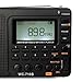 VR-robot Portable Shortwave Transistor Radio, AM/FM Stereo with MP3 Player, Recorder T-Flash Card, Sleep Timer (Black)