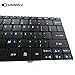 SUNMALL Notebook Keyboard Replacement Compatible with Aspire One D255 D255E D257 D260 D270 521H 532H 533H Happy Happy 2 D270 521 522 NAV50 eM350 Series Laptop US Layout