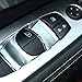 Kust nfs38427w ABS Window Lift Switch Button Cover Trim,Left Hand Drive Interior Window Lift Switch Button, Interior Accessories Trim,One Set Of 4,Fit For Nissan Murano 2015 2016 2017(Chrome Silver)