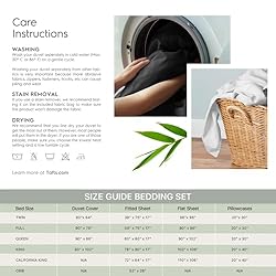 Tafts Duvet Cover Set, Twin Size - 100% Viscose