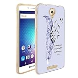 Blu Studio XL2 Case, Harryshell Lightweight Slim Thin Tpu Gel Skin Flexible Soft Rubber Protective Case Cover for Blu Studio XL 2 S0270UU (A-4)