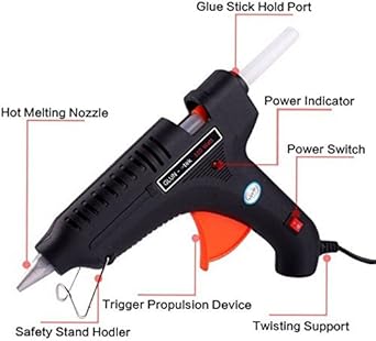 Winner Itek Leak Proof 100 Watt With 5 Sticks Heavy Standard Temperature Corded Glue Gun (11 mm) Standard Temperature Corded Glue Gun