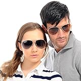 Duco Mens Aviator Style Polarized Sunglasses 3025 Metal Frame Fashion
