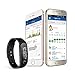 Jarv Elite IPX7 water resistant Fitness Tracker Activity Band and Smart Watch with OLED Display, Bluetooth Wireless Sync and 10 Day Battery