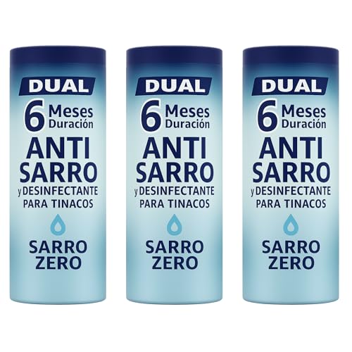 Genérico Sarro Zero | Sistema Antisarro para Tinacos | Tratamiento para Agua Más Limpia y Sin Olores | para 450–1100 L | Pack de 3 | Efecto por 6 Meses