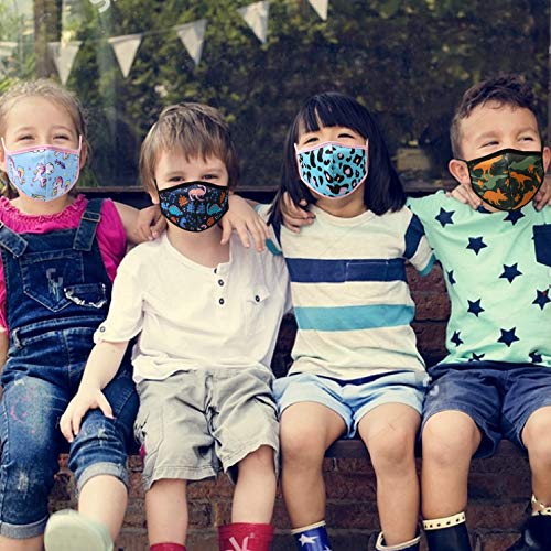 TANJALI Kids Face Covering Reusable Stylish Cloth Face Covering Age 6-16 3Pack