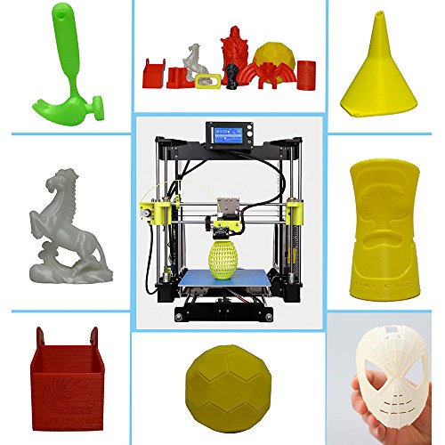 KKmoon High Precision Desktop 3D Printer Kit Reprap i3 DIY Self Assembly 12864 LCD Screen Acrylic Frame Printing