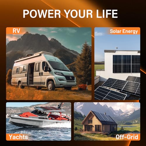 HumsiENK 12V 300Ah LiFePO4 Battery 2-Pack, 7680Wh Deep Cycle Lithium Battery with Bluetooth, Low-Temp Protection, 200A BMS (2560W Output), 15000 Cycles for RV, Solar, Marine and Off-Grid