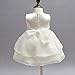 Mini Kitty Baby Girls Dresses Pageant Bow Formal Dress,White,0-6 Months