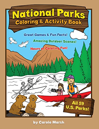 America's National Parks Coloring and Activity Book is great for the National Park Service birthday celebration
