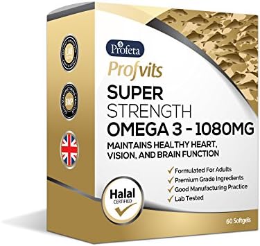 Profvits Super Strength Omega 3 - 1080MG (60 Capsules)