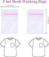 Jc.upin Mesh Washing Bags Laundry Set Premium Zipper Delicates view 2