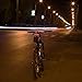 Bike Seat Sportneer Comfortable Bike Saddle, Soft Foam Padded Wide Bicycle Cushion with Taillight for Men Women, Waterproof