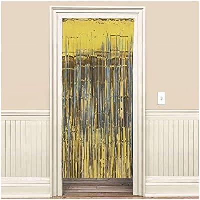 Amscan 24200-19 Door Curtain Met:Gold