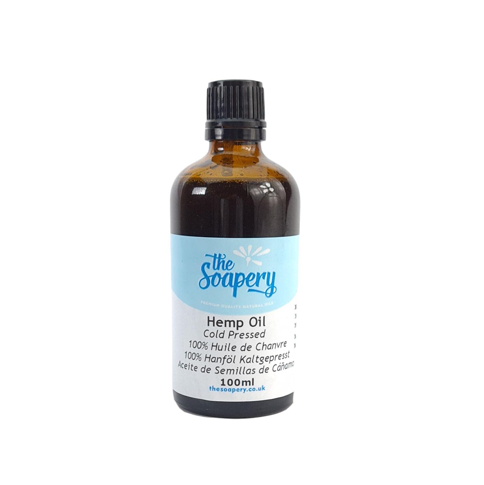 Hemp Seed Oil 100ml - Virgin, Cold Pressed Carrier Oil for Massage, Skin and Hair Treatments -100% Pure and Natural