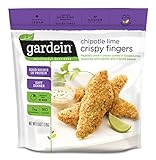 Gardein Chipotle Lime Crispy Chick'n Fingers, Meatless Protein Packed Strips, 9.5 Ounce (Frozen)