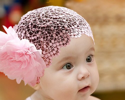 BONAMART Â® Baby Girls Kids Toddler Princess Hair Net Bands Hair Netband Lace Accessories Flower Newborn S-L