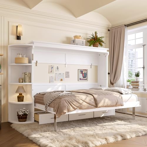 KEIKI Full Horizontal Cabinet Murphy Bed