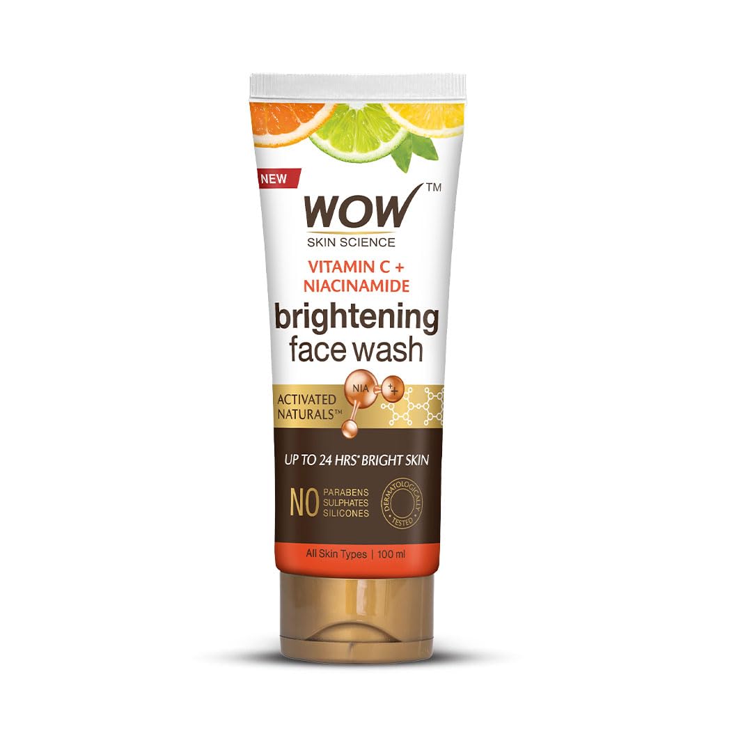 WOW Skin Science Brightening Vitamin C Face Wash - No Parabens, Sulphate, Silicones & Color 100ml