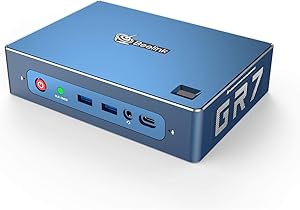 Beelink GTR Mini PC Windows 10 Pro,AMD Ryzen 7 3750H Processor(up to 4GHz) 16GB DDR4 512GB NVMe SSD,Radeon Vega 8 Graphics,WiFi 6,Bluetooth 5.0,Dual Gigabit Ethernet,Gaming PC