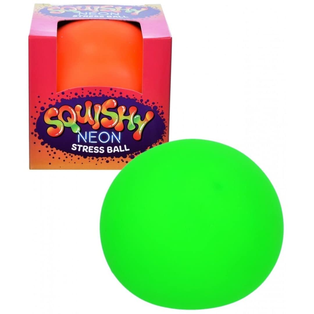 Squishy Neon Stress Ball 9cm (One at Random)