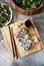 Ironwood Gourmet Kyoto Sushi Stand, Acacia Wood Brown 10 x 10 x 2.25 inches