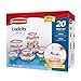 Rubbermaid Lock-Its Food Storage Containers with Easy Find Lids, Racer Red, 20-Piece Set