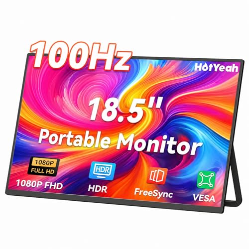 Portable 18.5" 1080P 100Hz Laptop Monitor