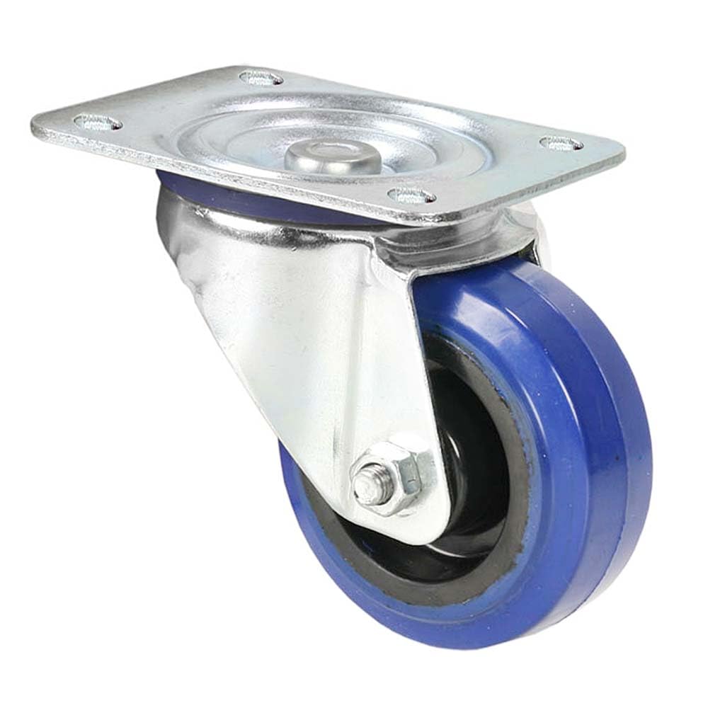 LD Systems 372081 Swivel Castor 80mm with Blue Wheel