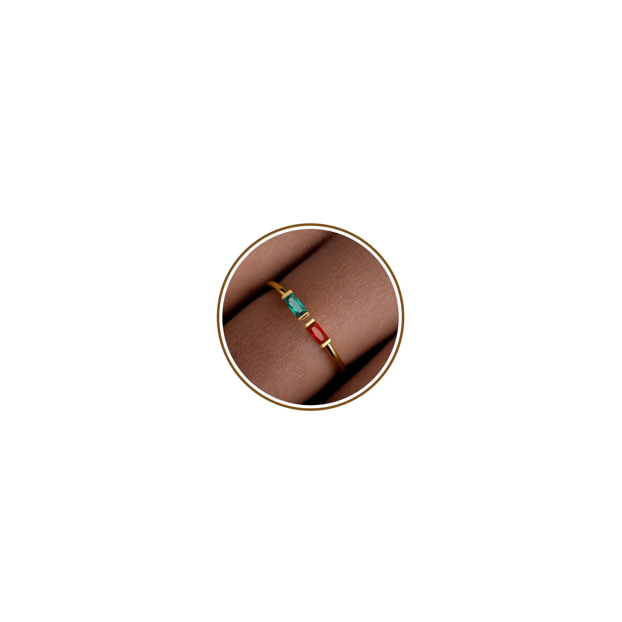 JSJOY June Alexandrite Birthstone Rings for Women