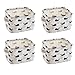 wellhouse 4 Pack Small Whale Non-Woven Storage Box Foldable Organizer Cube Basket Bin Container Box for Clothes Book Socks (Whale-4 Pack)