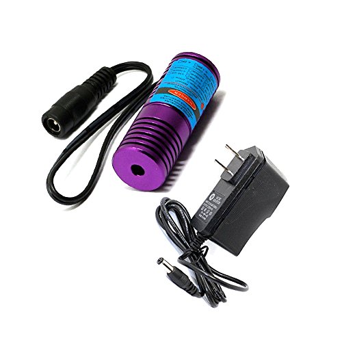 1000mW Focusable 445nm/447nm/450nm 1W Blue Diode Laser Dot Module 12V + Adapter - Thumbnail 5