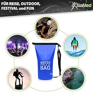 Schnorchelmasken Wasserdichte Tasche für Boot und Kajak, Angeln, Rafting, Schwimmen, Camping und Snowboarden