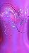 Look-It Activewear Sparkle Fuchsia Fusion Leotard for Gymnastics or Dance girls and women