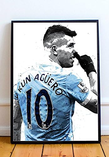 Kun Sergio Aguero Limited Poster Artwork - Professional Wall Art Merchandise (More (8x10)