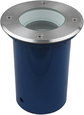 Bodeneinbaustrahler Rund 16cm Gross Gu10 Ip67 Uberfahrbar Schwenkbar Durchschleifbar Ohne Leuchtmittel Amazon De Beleuchtung