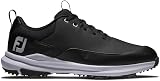 FootJoy FJ Tour Rival Golf Shoes Black White 7 UK Medium view 2
