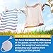 Retractable Clothesline for Indoor/Outdoor Use - 40ft - Heavy Duty Line Won't Stretch or Break - for Hanging Laundry in The Kitchen, Bathroom, Shower, Balcony, Backyard - Wall Mounted Clothes Dryer
