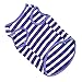 Mosunx(TM) Fashion Pet Puppy Summer Shirt Small Dog Cat Pet Clothes Stripe Vest T Shirt (L) by Mosunx