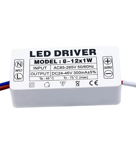 EPtronics 25W AC/DC LED Driver – Constant Current 700mA, Output 12-36V, 0-10V Dimming, Universal Input 90-305VAC