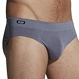 Boody EcoWear Men's Brief, Grey, Medium