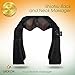 Gideon™ Portable Shiatsu Massager for Back, Neck, Shoulder and Feet with Therapeutic Heat/Multi-Directional Massage, Relax, Sooth and Relieve Neck, Shoulder, Back and foot Pain
