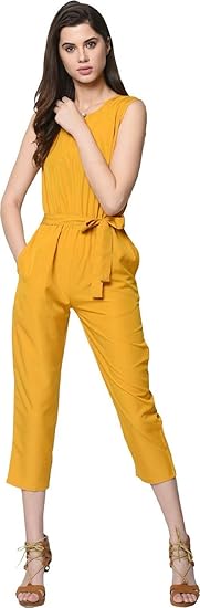 yellow jumpsuit amazon