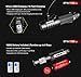 SKYBEN Klarus ST10 CREE XM-L2 U2 LED 1100 Lumens Rechargeable Super Bright Compact Flashlight with 1x18650 Battery, Lanyard, Charging Cable,O-Ring, USB Light and Battery Case