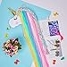 QtGirl Unicorn Hair Bow Holder Organizer for Girls, Hair Clips Storage Organizer Bow Hanger Unicorn Home Decor for Girls Room