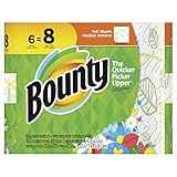 Bounty Paper Towels, Print, 6 Big Rolls
