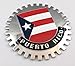 Puerto Rico Grille Badge for car Truck Grill Mount Puerto Rican Flag