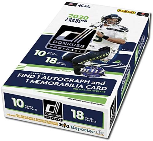 2020 Panini Donruss NFL Soccer HOBBY field (18 pks/bx)