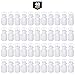 Wedding Bubbles Bulk - (48 Count) Mini White Double Heart Top Wands, Great for Bridal Party Favors, Engagement, Anniversary Celebrations, Valentine Bubbles and Wedding Favors