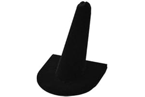 Grab Sale Black Velvet Jewelry Holder Finger Ring Display Stand 2" x 2" x 2" Inches
